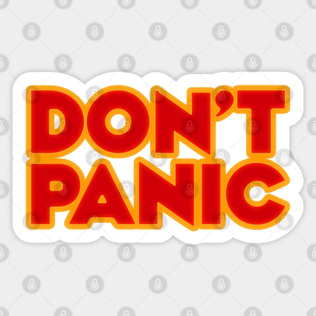 Don't Panic 2.0 Sticker by WayBack